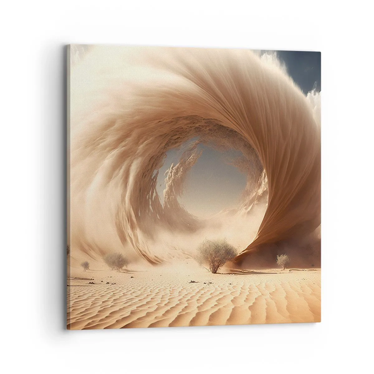 Lærredstryk - Billede på lærred - Åben portal - 70x70 cm