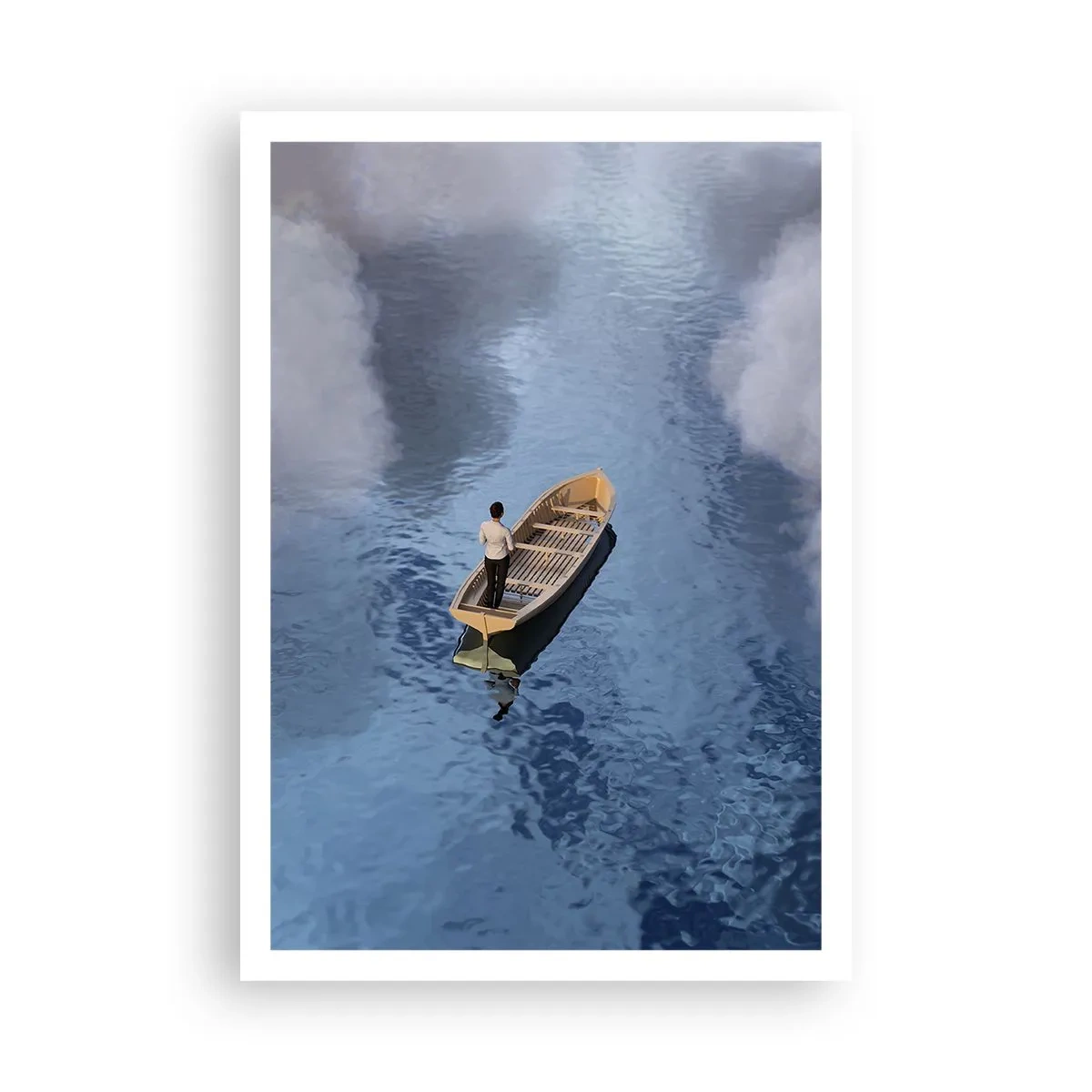 Plakat - Livet - rejsen - det ukendte - 70x100 cm