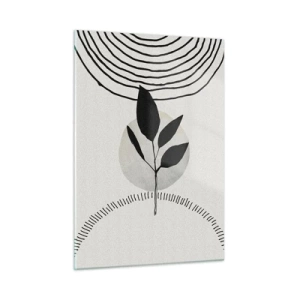 Billede på glas - Komposition: naturens ritualer - 50x70 cm