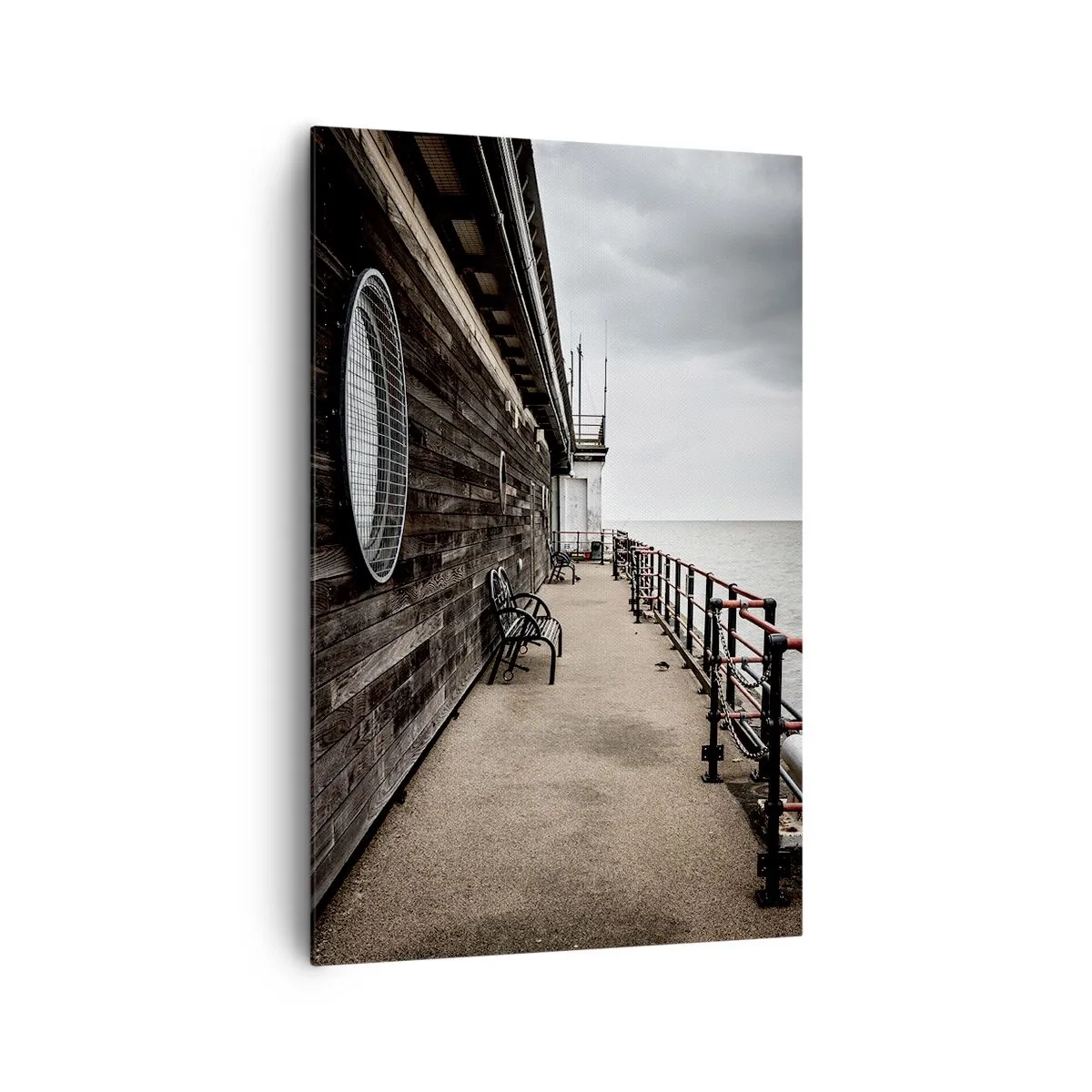 Lærredstryk - Billede på lærred - Tiden er gået i stå - 80x120 cm