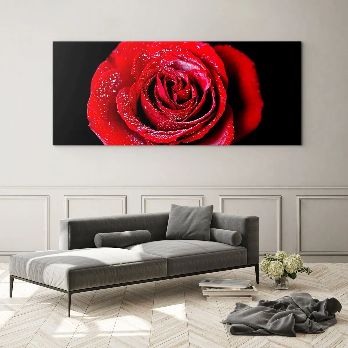 Billede på glas - Det er kærlighed - 100x40 cm