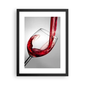 Plakat i sort ramme - Farve - bevægelse - lyd - 30x40 cm