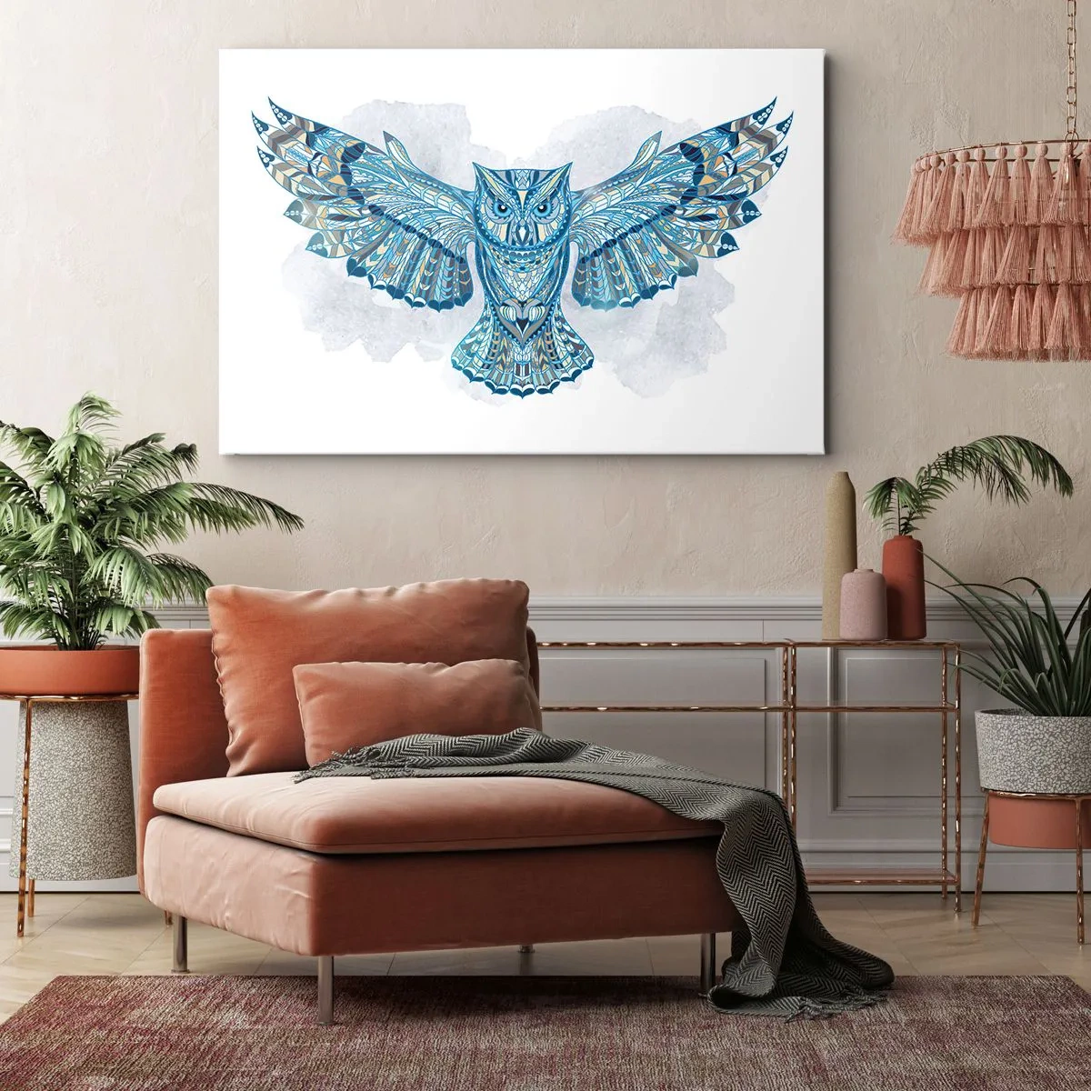 Lærredstryk - Billede på lærred - Fra en keltisk hellig lund - 120x80 cm