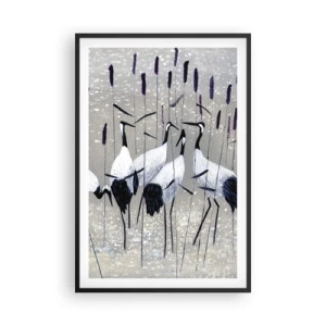 Plakat i sort ramme - Blandt sine egne - 61x91 cm