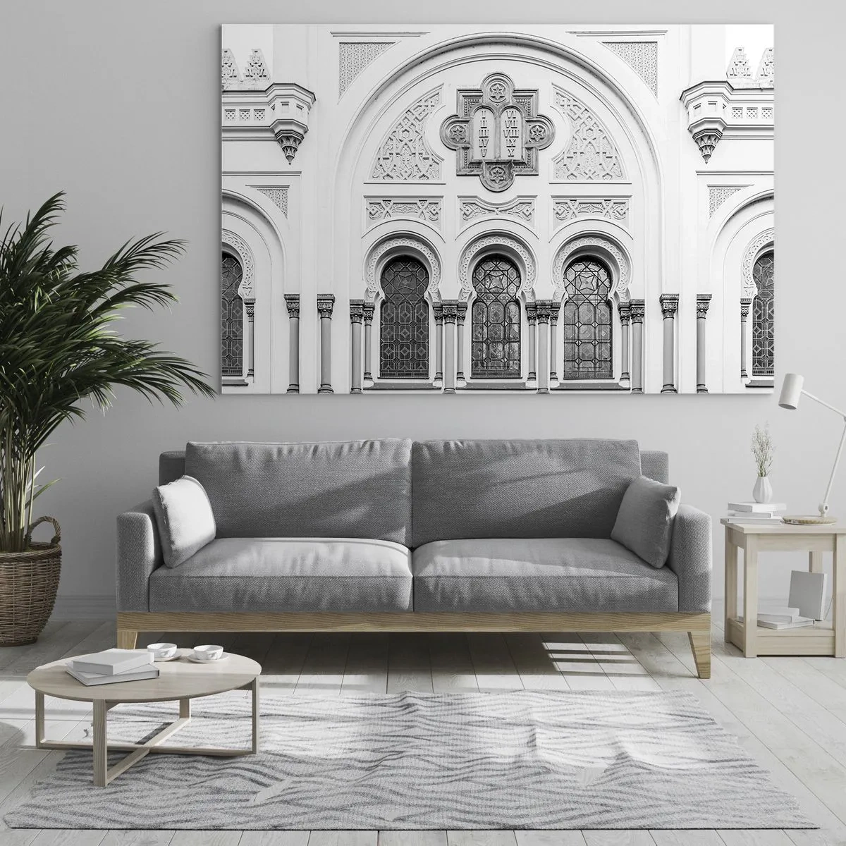 Billede på glas - På grænsen mellem kulturer - 120x80 cm