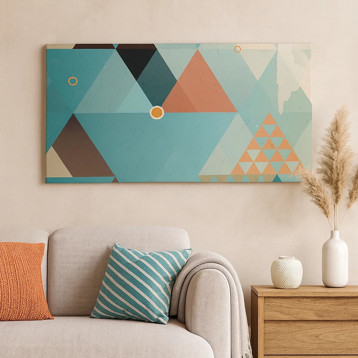 Lærredstryk - Billede på lærred - Enhed af mangfoldighed, mangfoldighed af enhed - 30x30 cm