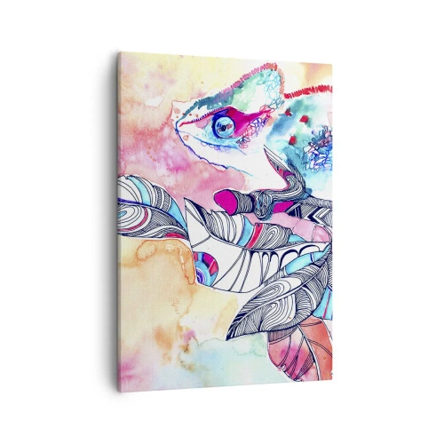 Lærredstryk - Billede på lærred - Lige så farverig som vores verden - 50x70 cm