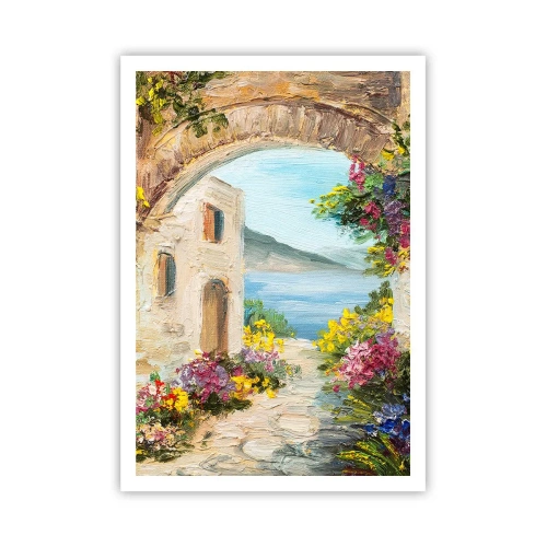 Plakat - Charmen af kystlandskabet - 70x100 cm