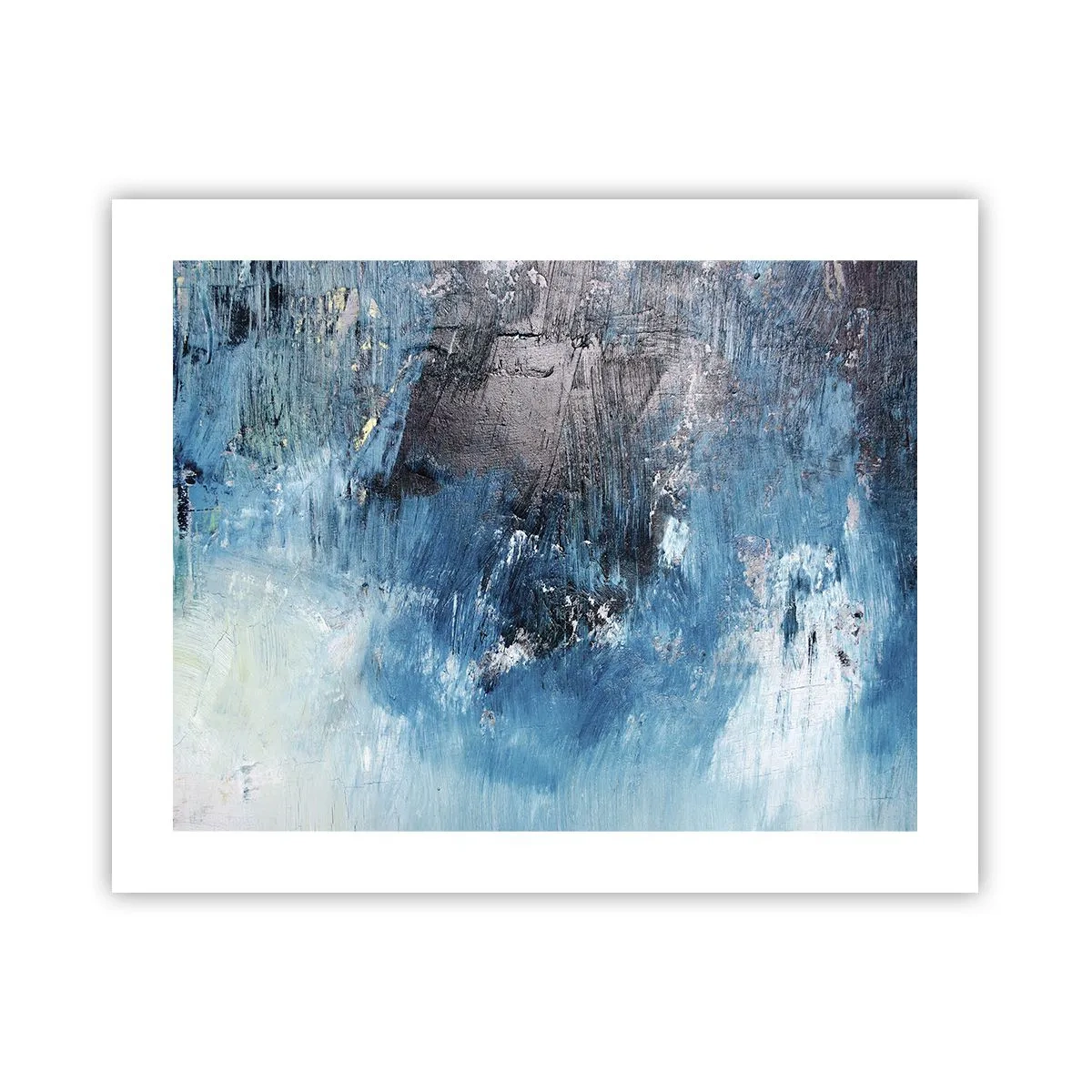 Plakat - Blå rapsodi - 50x40 cm
