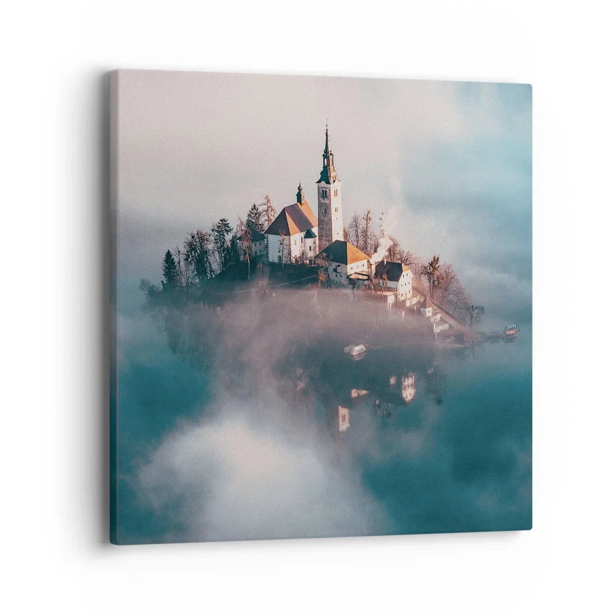 Lærredstryk - Billede på lærred - Drømmeøen - 40x40 cm