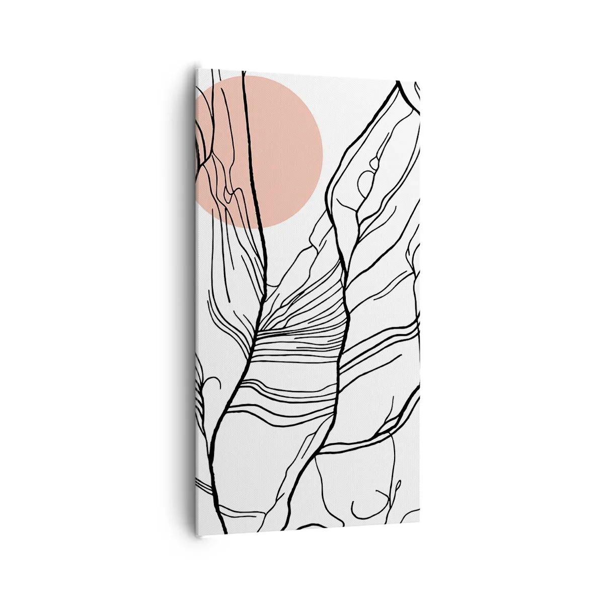 Lærredstryk - Billede på lærred - I et netværk af kviste - 65x120 cm