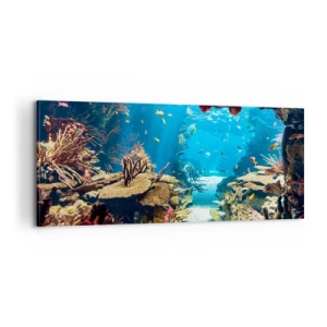 Lærredstryk - Billede på lærred - Du har ikke engang drømt - 100x40 cm