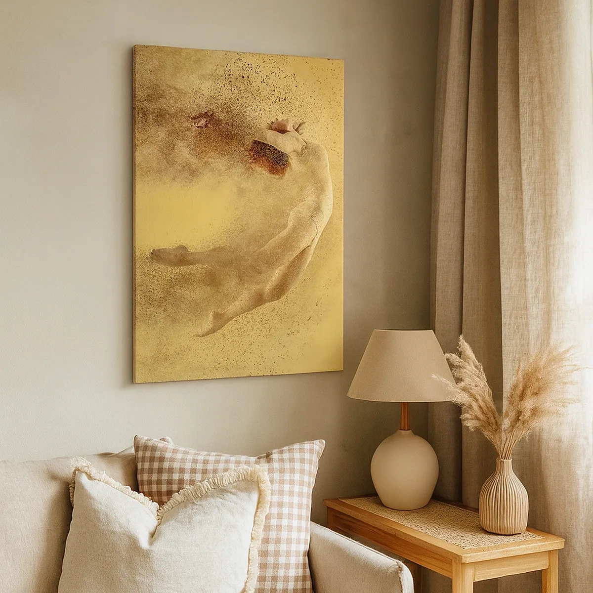 Lærredstryk - Billede på lærred - I dansende henrykkelse - 50x70 cm