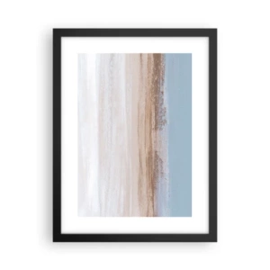 Plakat i sort ramme - Tvetydigt landskab - 30x40 cm