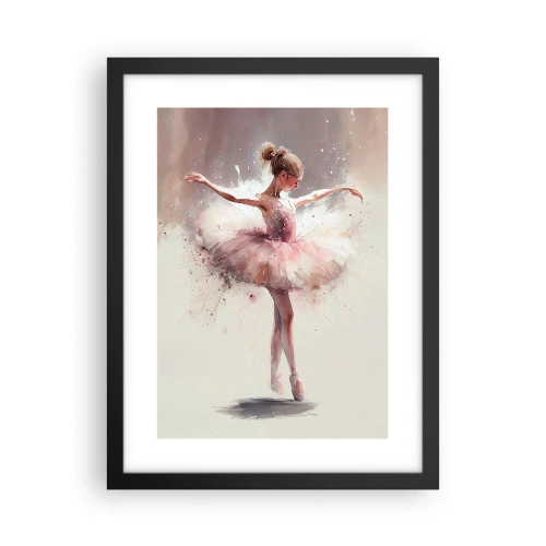 Plakat i sort ramme - Som en ung fugl - 30x40 cm