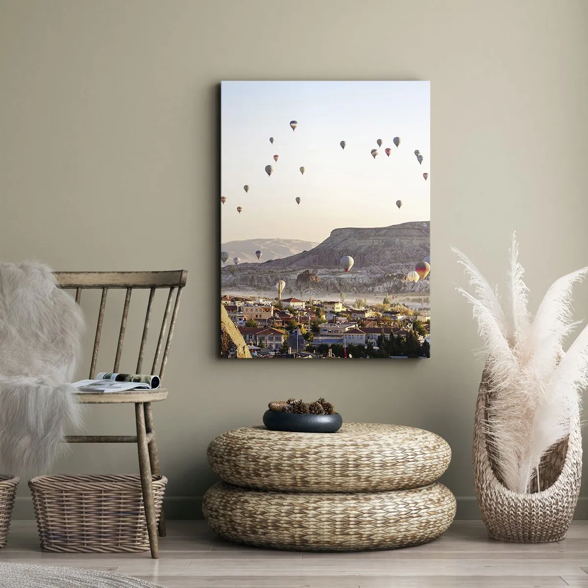 Lærredstryk - Billede på lærred - Som skibe på himlen - 50x70 cm