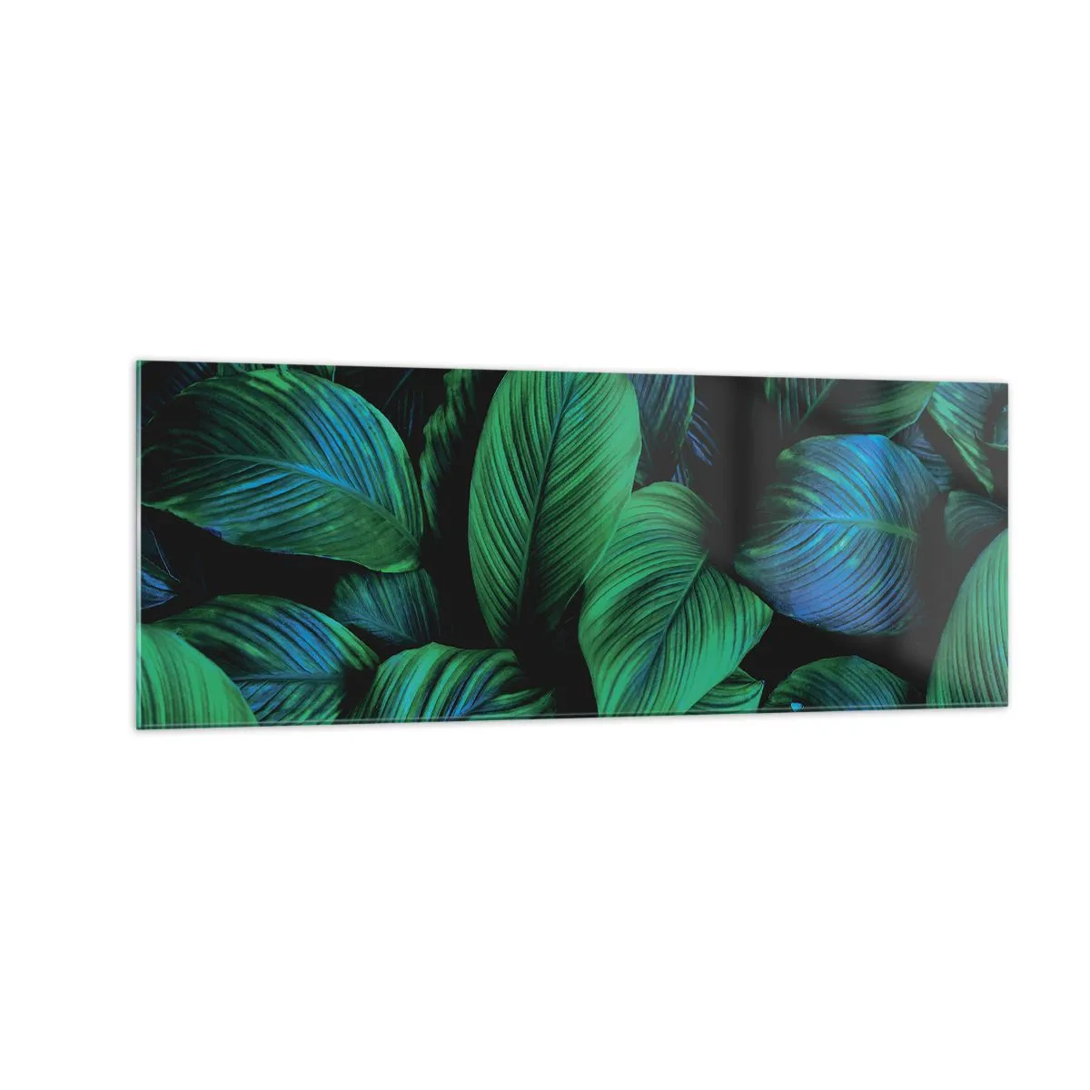 Billede på glas - I den grønne flok - 140x50 cm