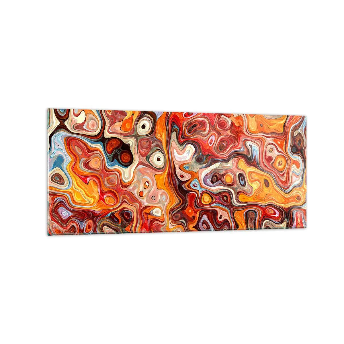 Billede på glas - Hvis nødderne var smeltet i honningen - 120x50 cm