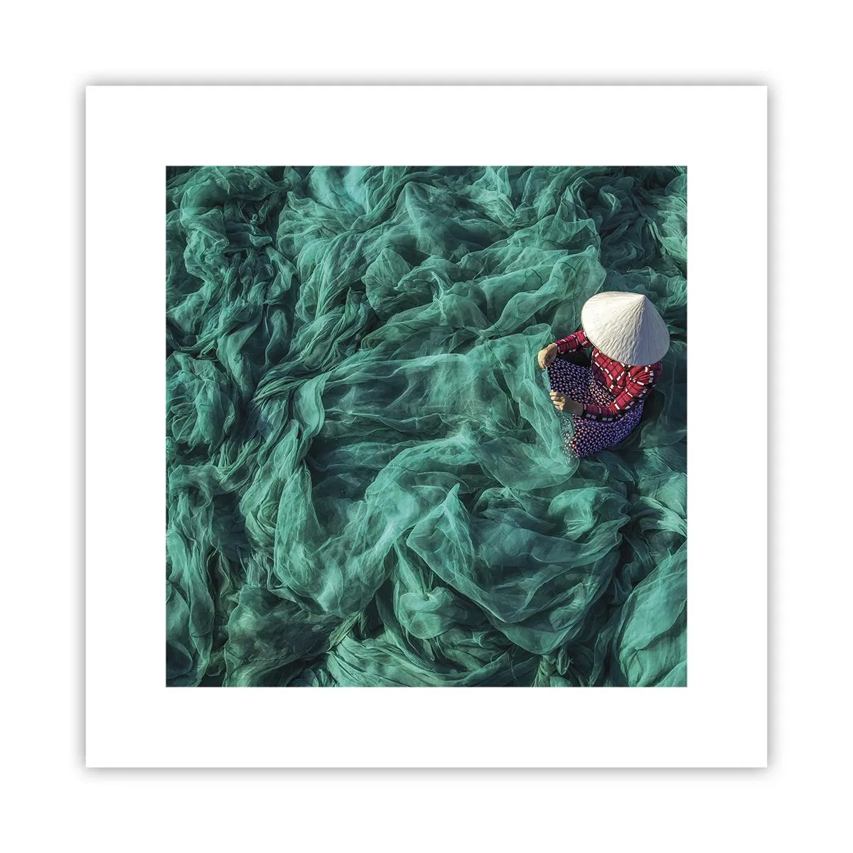 Plakat - I et hav af lys - 30x30 cm