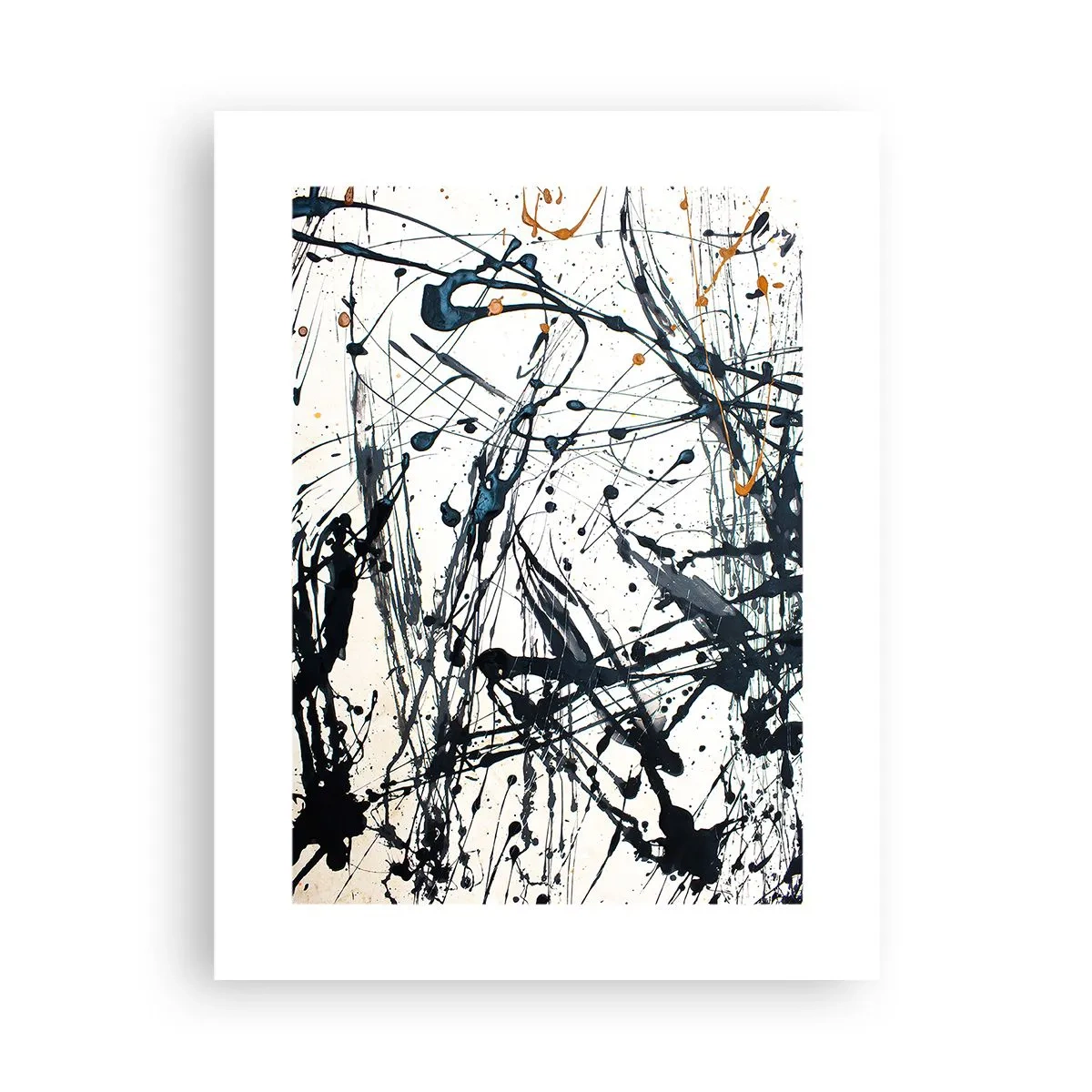 Plakat - Ekspressionistisk abstraktion - 30x40 cm