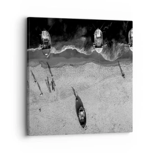 Lærredstryk - Billede på lærred - Stadig på kysten... - 30x30 cm