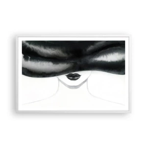Plakat i hvid ramme - Et sensuelt mysterium - 91x61 cm