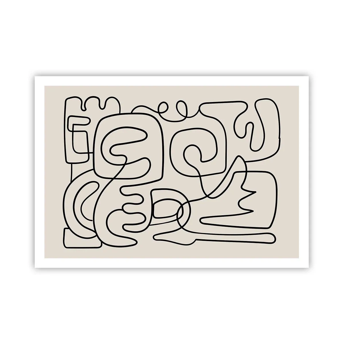 Plakat - På sporet - 100x70 cm