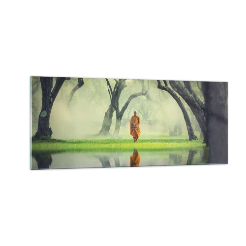 Billede på glas - På vej mod oplysning - 100x40 cm