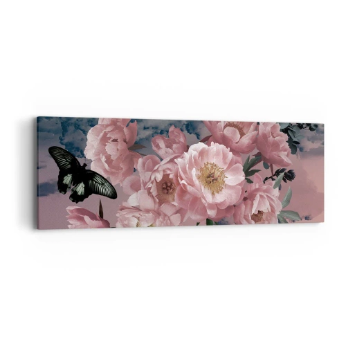 Lærredstryk - Billede på lærred - Højdepunktet af romantikken - 90x30 cm