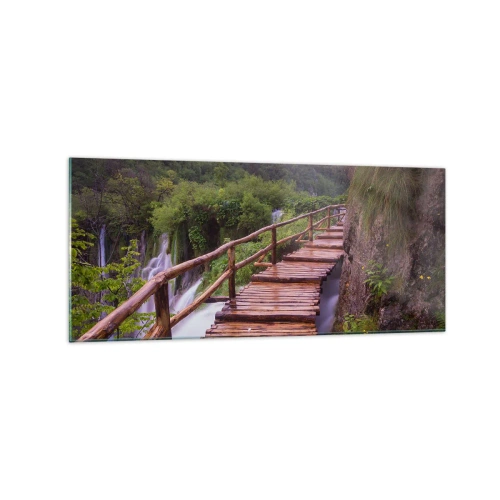 Billede på glas - En utrolig skønhed - 120x50 cm