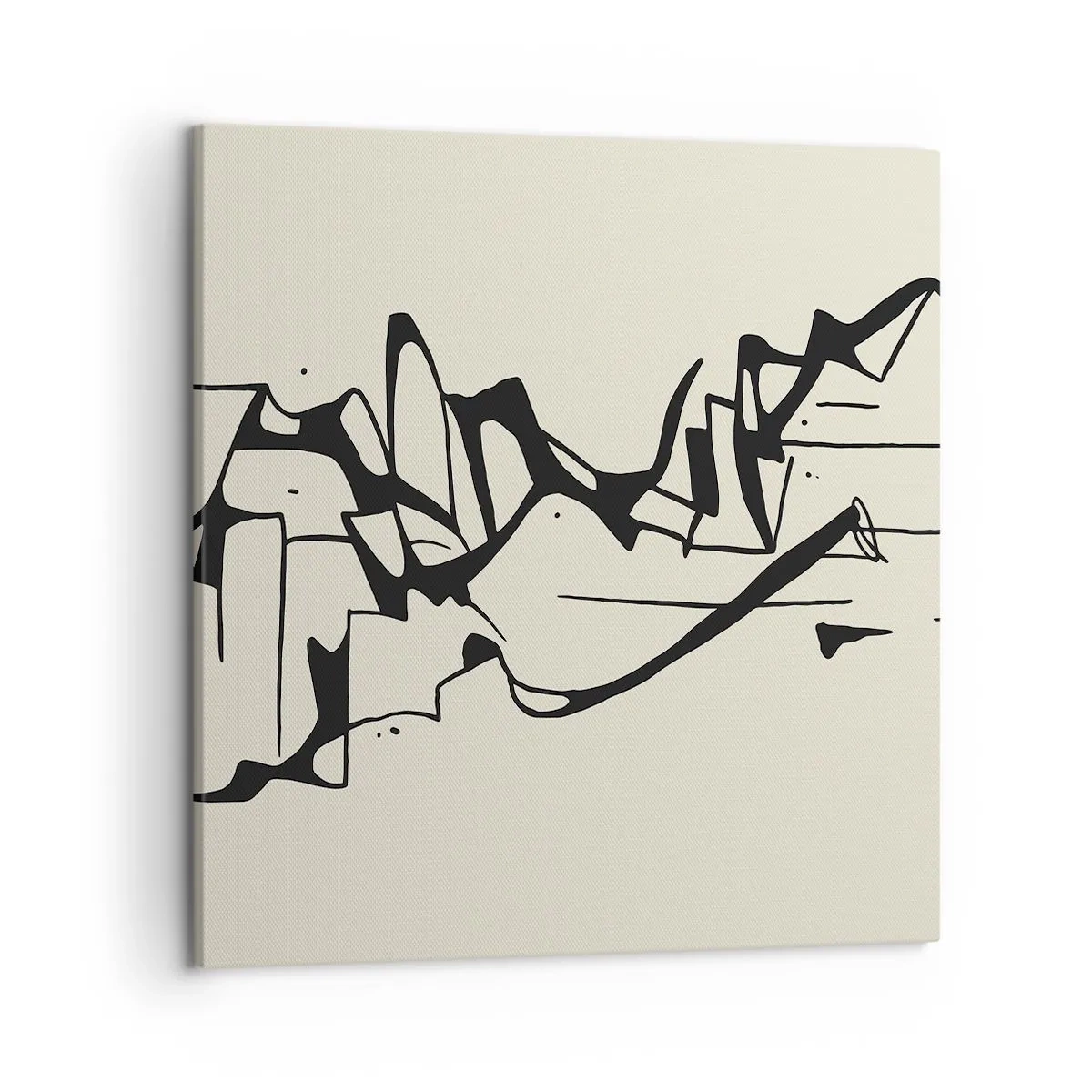 Lærredstryk - Billede på lærred - Måske et landskab - 50x50 cm