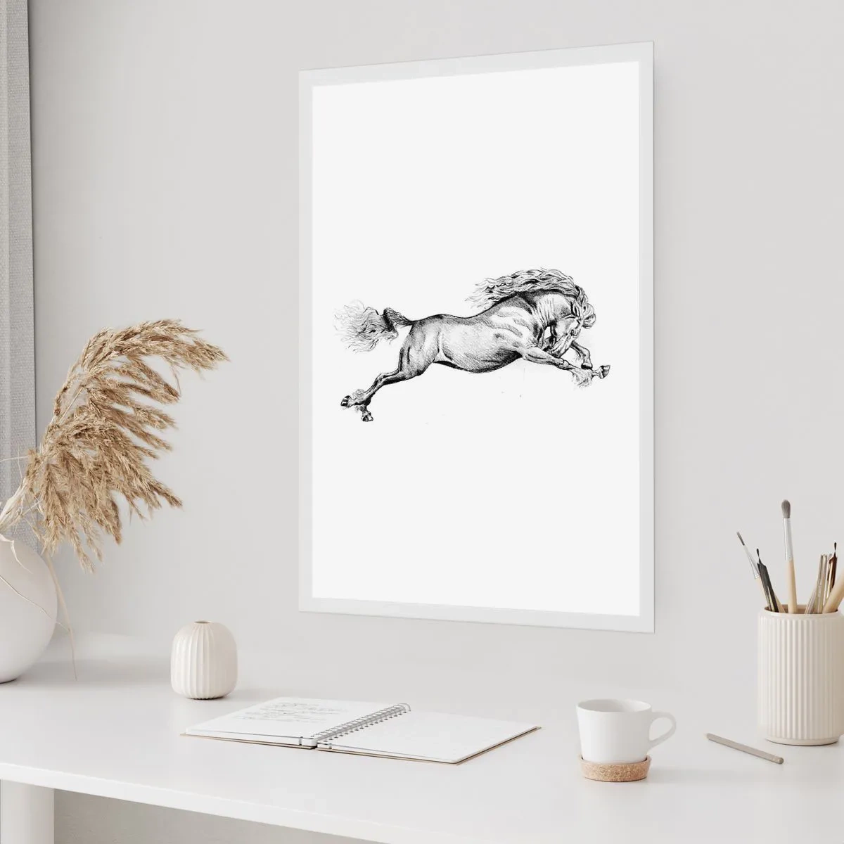 Plakat - Stoppet i galop - 30x40 cm