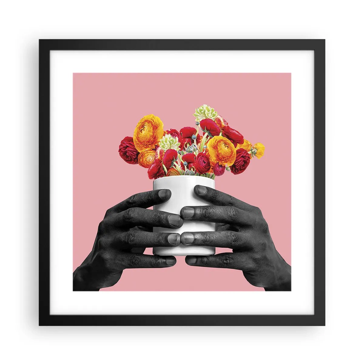 Plakat i sort ramme - Livets apotheose - 40x40 cm