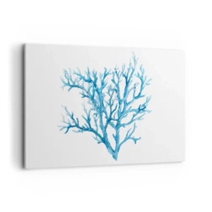 Lærredstryk - Billede på lærred - Marint filigran - 120x80 cm