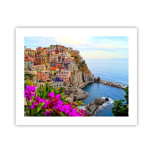 Plakat - En grinende by - 50x40 cm