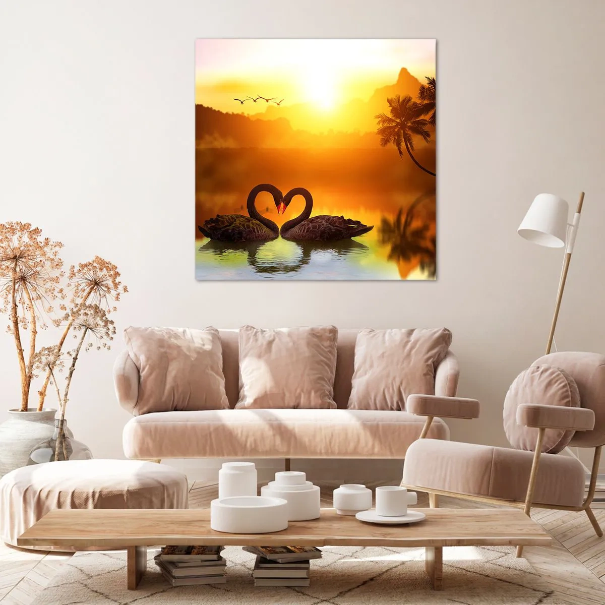 Lærredstryk - Billede på lærred - Alt til parring - 70x70 cm