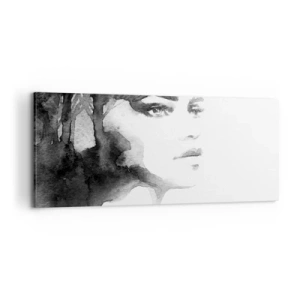 Lærredstryk - Billede på lærred - Lavet af mystik og tåge - 100x40 cm
