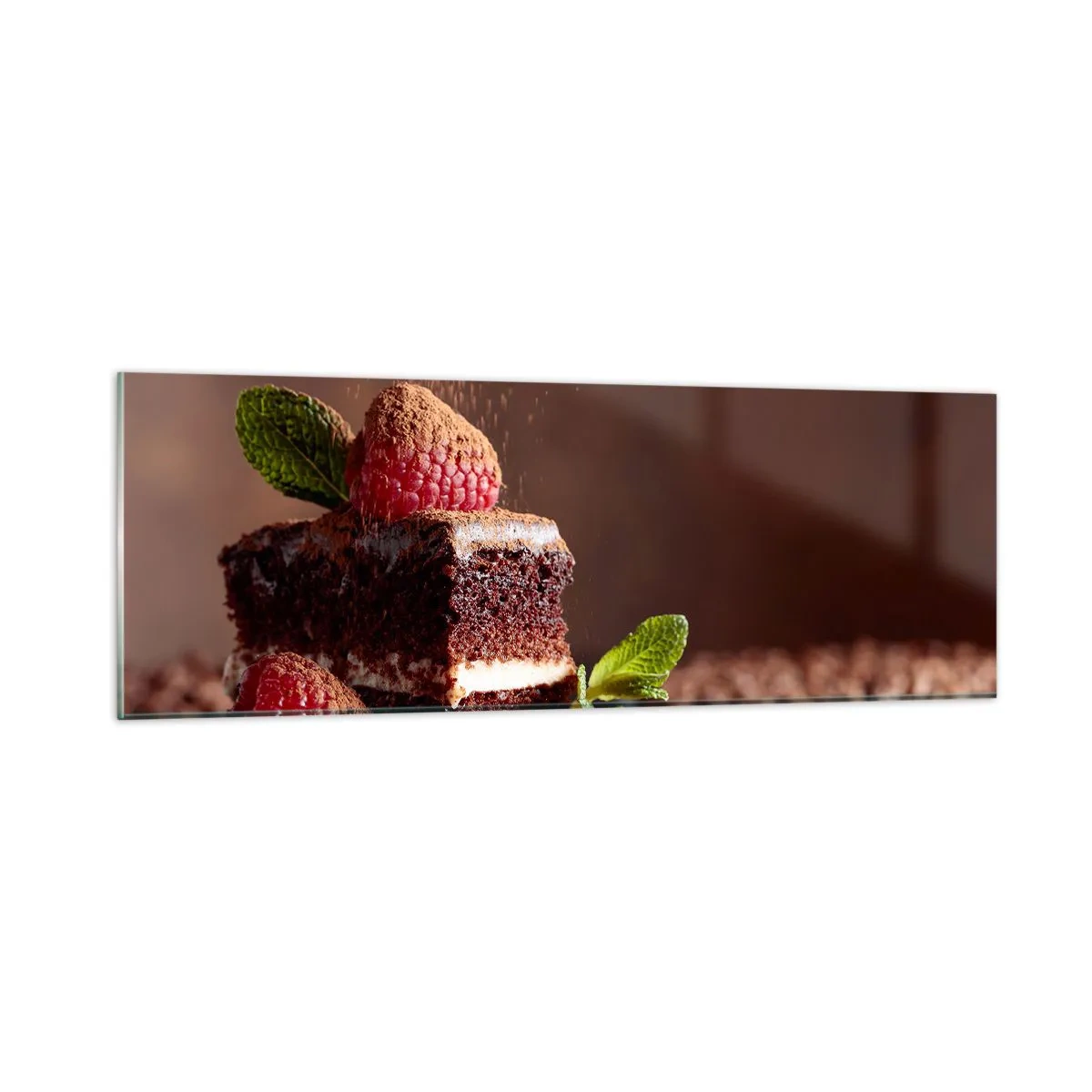 Billede på glas - Livet er sødt - 90x30 cm