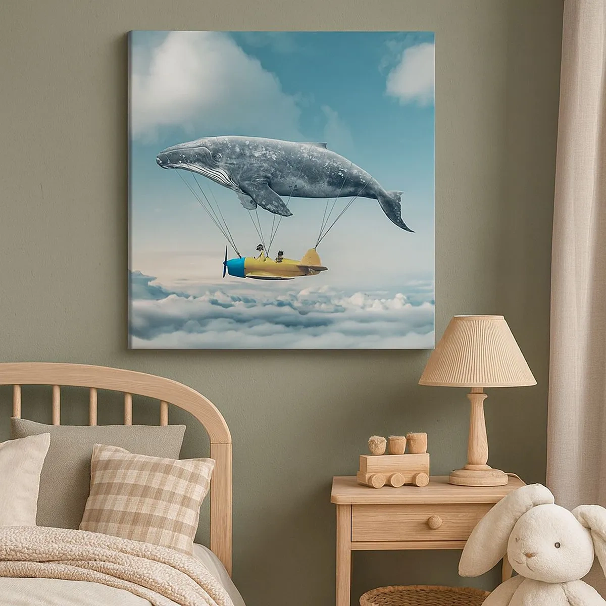 Lærredstryk - Billede på lærred - Hvorfor ikke? - 30x30 cm