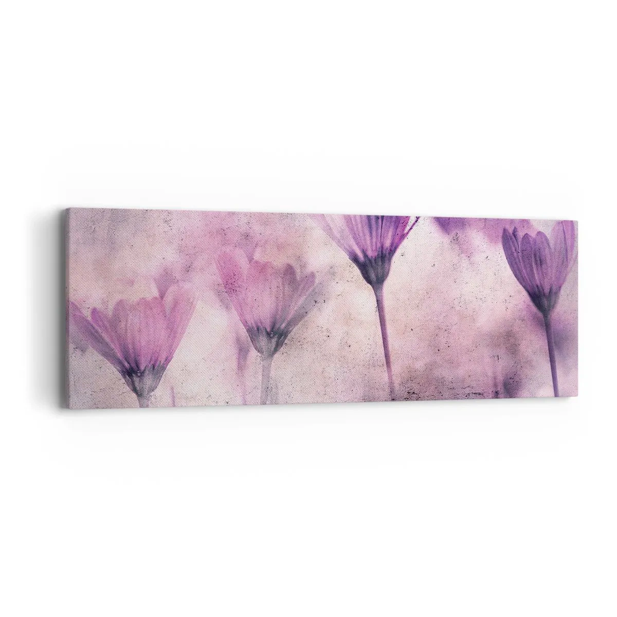 Lærredstryk - Billede på lærred - En drøm af blomster - 90x30 cm
