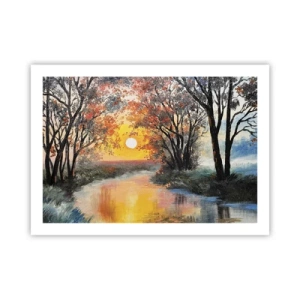 Plakat - Efterårs atmosfære - 70x50 cm