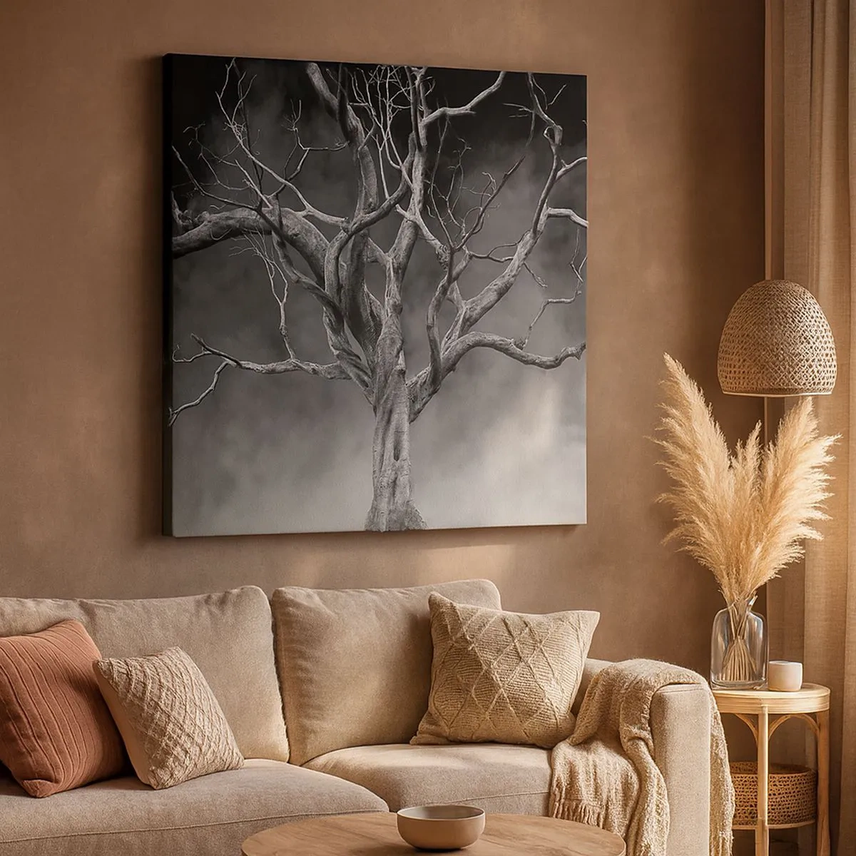 Lærredstryk - Billede på lærred - Primær og hellig - 30x30 cm