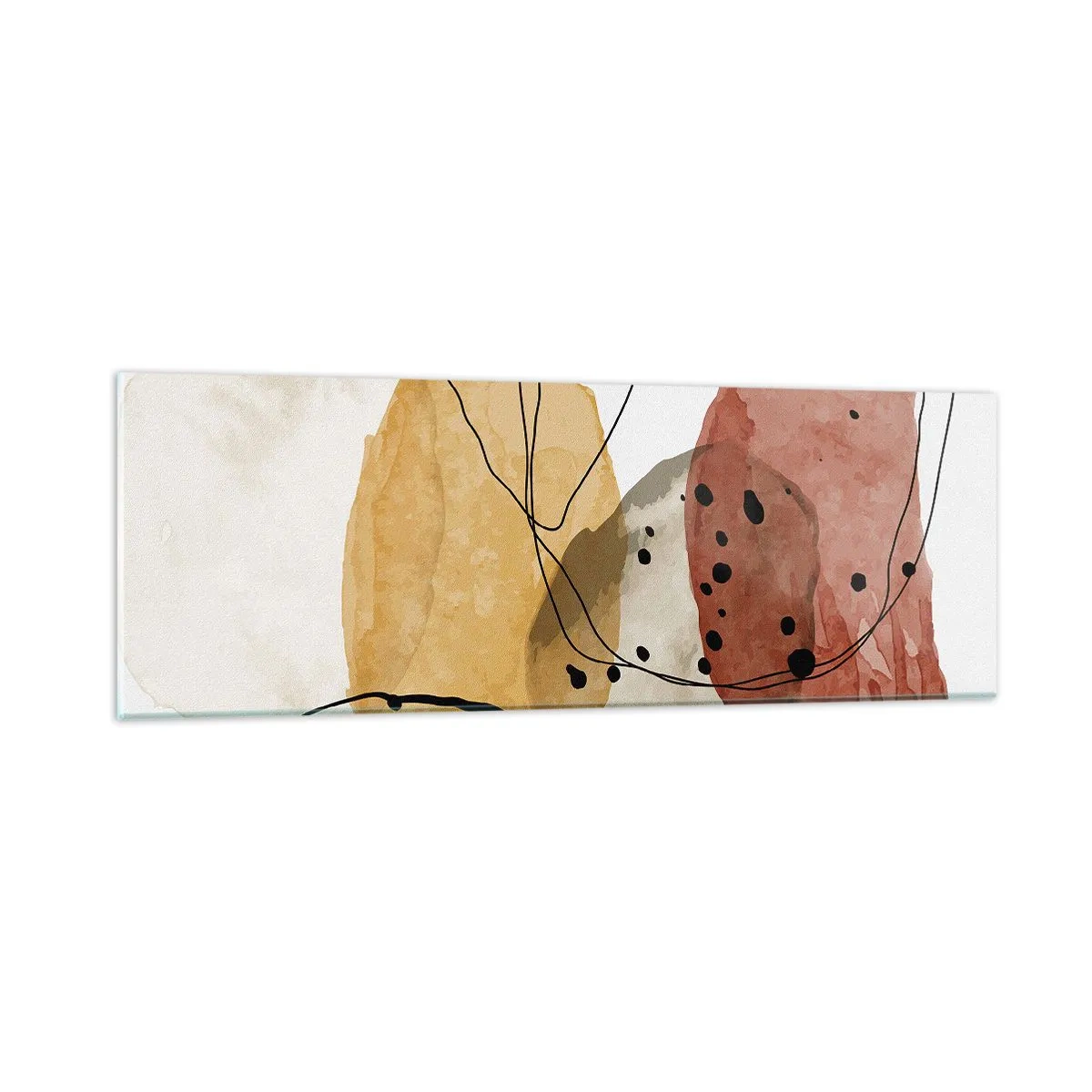 Billede på glas - Som lys, klar luft - 90x30 cm