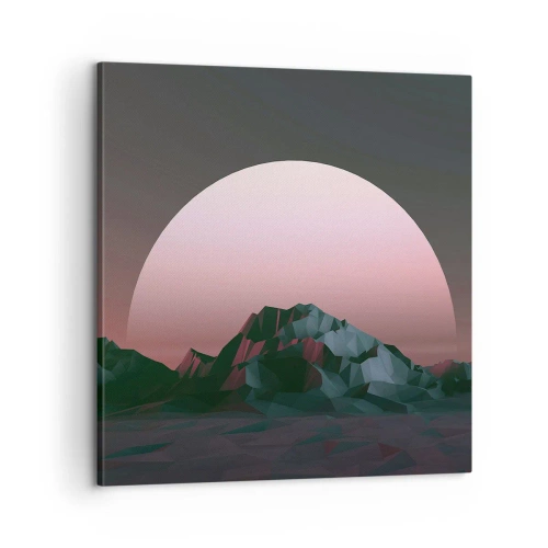Lærredstryk - Billede på lærred - I en nabogalakse - 60x60 cm