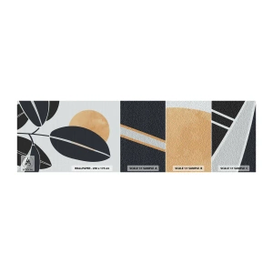 Fototapet Prøve Standard Eco - En dag med varm sommer - Botanik, Blade, Minimalisme - 100x30 cm