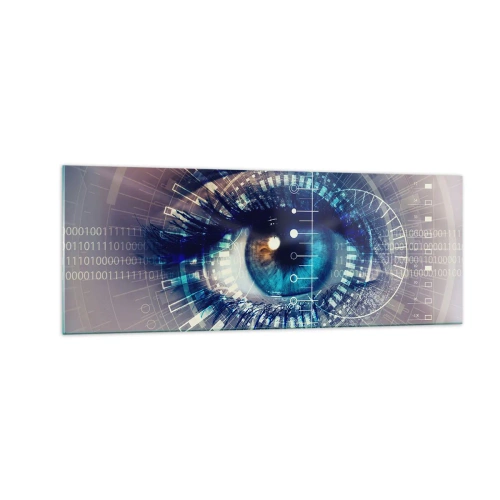 Billede på glas - Du tror, du kender mig - 140x50 cm