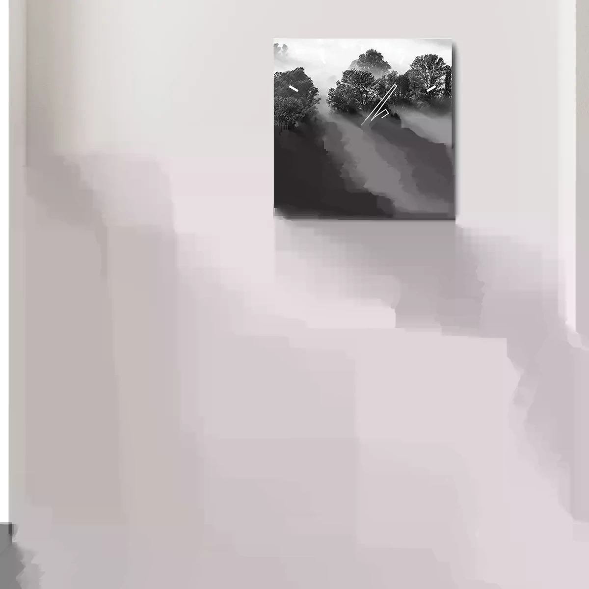 Vægur, Uret - At vågne fra søvnen - 40x40 cm