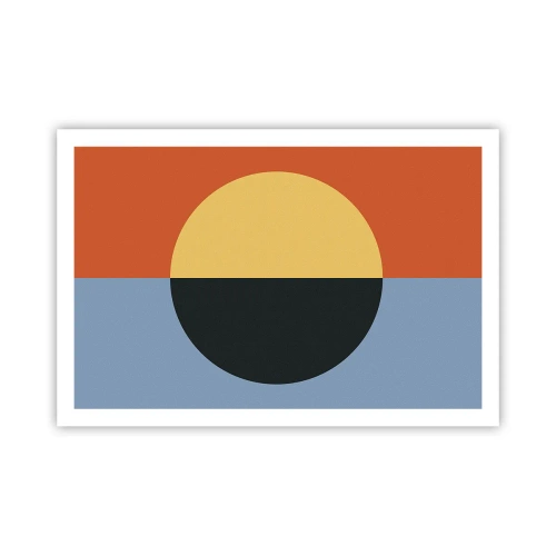 Plakat - En sammensætning af varme og kølighed - 91x61 cm