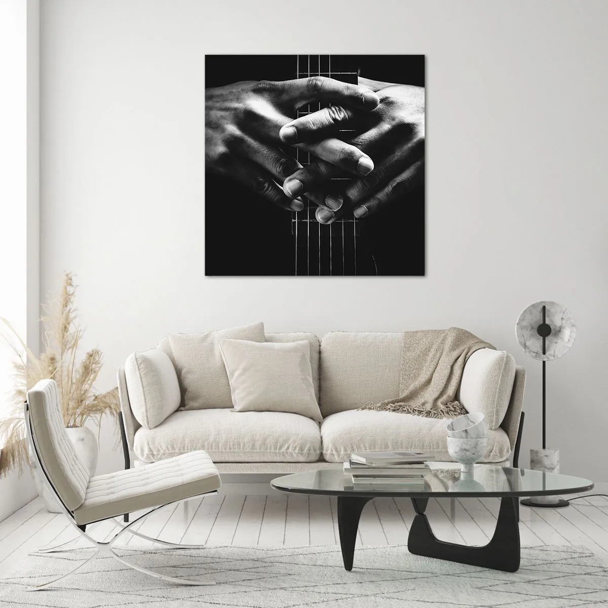 Billede på glas - Kunstnerens bøn - 70x70 cm