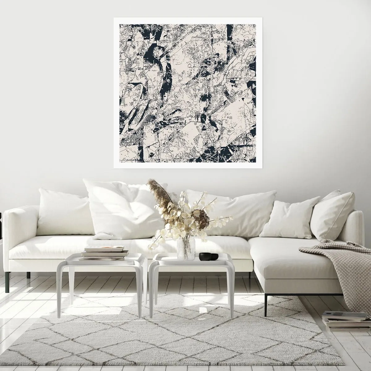 Plakat - Modsætningernes gennemtrængning - 30x30 cm